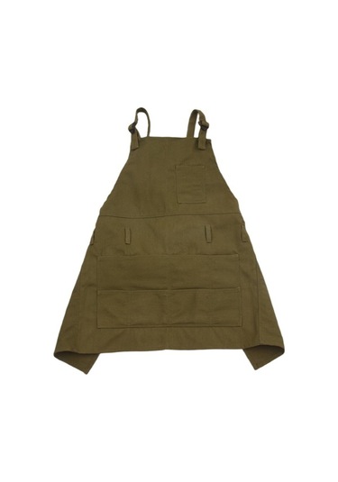 Ulzyvf Yetişkinler Yeşili Tuval Sanatçı Ordu Önlükleri Önlük Kadınlar İçin Erkekler Bahçe Ek Ordu Yeşili