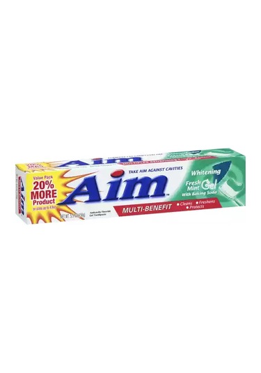 Aim Multi-Benefit Whitening Fresh Mint Beyazlatıcı Diş Macunu Jeli 156 G