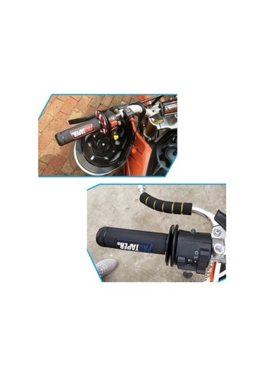 Dianziye Off-road Ve Motosikletlere Uygun Kauçuk El Tutanı, Kol Saati Koruması, Mükemmel Konfor, Mavi, 1 Adet