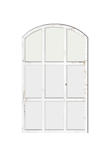 Suntek Kemerli Bölmesi Ayna Taklit Aynası Izgara Duvar Beyaz