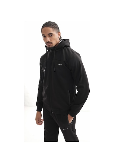 Polarlı Spor Eşofman Takımı Siyah