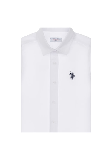 U.s. Polo Assn. Kız Çocuk Beyaz Gömlek Basic 50306588-vr013 Beyaz U.s. Polo Assn. Kız Çocuk Beyaz Gömlek Basic 50306588-vr013 Beyaz