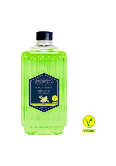 Pereja Misket Limonu Doğal Zeytinyağlı Sıvı Sabun 1500 ML