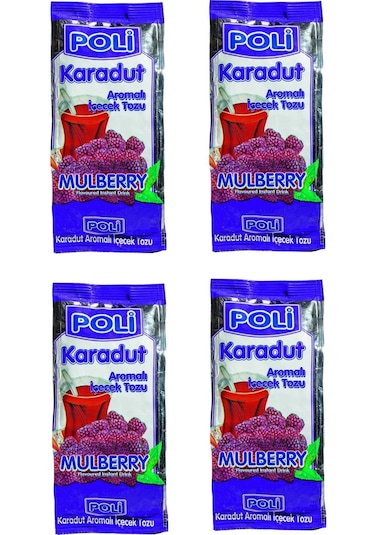 Poli Toz İçecek Karadut 300 Gr X 4 Adet 300 G