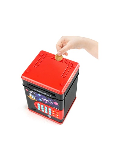 Dolıty Kaydırma Para Sı Oyuncak Paralar Şifre Elektronik 13,5cmx12,3cmx19,5cm