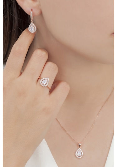 Agakulche Damla Model Set Rose S4-rb 925