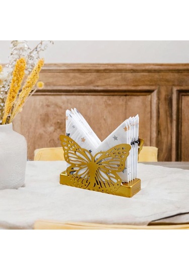 Homyl Peçete Saklama Tutucusu, Dik Kağıt Havlu Tutucusu Altın