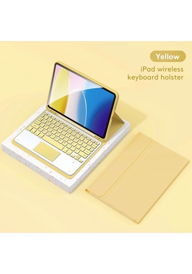 Dancemonkey Bluetooth Klavye - İpad 10.9 2022 Uyumlu, Konforlu Pu Deri Kılıf, 60 Saat Pil Ömrü