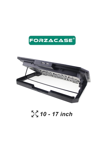 Forzacase Çift Fanlı Yükseklik Ayarlı Rgb Ledli Notebook Laptop