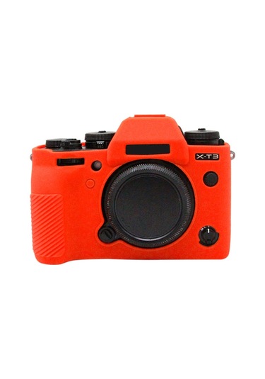 Fujıfılm Xt3 İçin Puluz Soft Silikon Koruyucu Kılıf Kırmızı Diğer