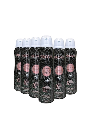 Prova Black Option Kadın Deodorant 6 x 150 ML