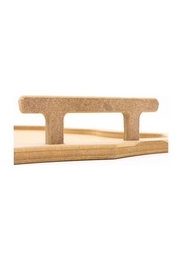 Na Neşeli Ahşap Sunum Tepsisi Dikdörtgen Desenli Ahşap Kulplu Tepsi Büyük Boy.ham Ahşap Boyama, Ahşap Boyası Boyanabilir Ham Ahşap