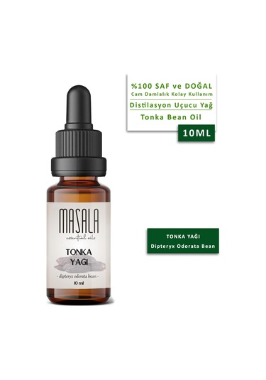 Masala Tonka Fasülyesi Yağı 10 ML - (Tonka Bean Essential Oil)