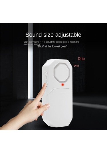 Anjiexun Kablosuz Kapı Ve Pencere Alarmı 140db Uzaktan Kapı Manyetik Alarmı