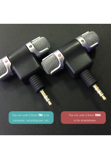 Reedark Cep Telefonu İçin Taşınabilir Mini Mikrofon - Net Ses Kaydı