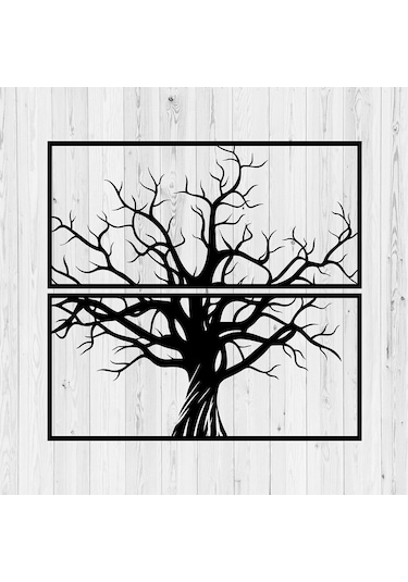 Metal Duvar Aksesuarı Yaşam Ağacı Metal Tablo