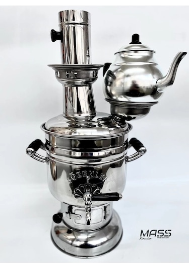 Sözenler Demlikli 4.5 L Kömürlü Semaver + Çanta