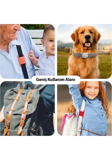 Buff Tagsafe Dogcol Taşınabilir Anahtarlık Airtag Kılıf Black