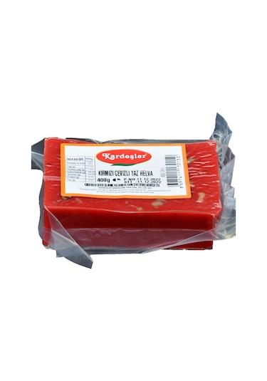 Kardeşler Cevizli Kırmızı Yaz Helvası 6 x 400 G