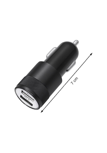 Tüm Araçlara Uyumlu Çift Usb Girişli Çakmaklık Şarj Cihazı