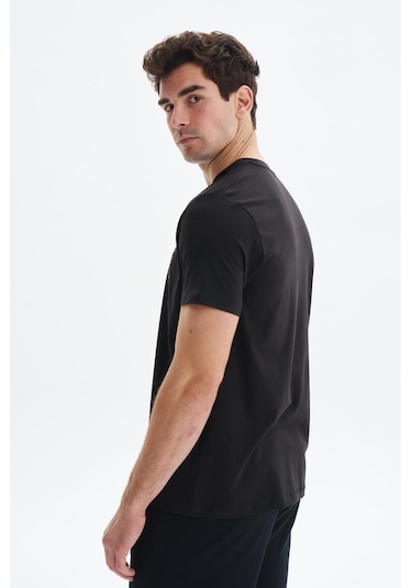 Arma Erkek Regular Fit Yazı Baskılı Süprem Bisiklet Yaka Tişört Y29344472402 Siyah