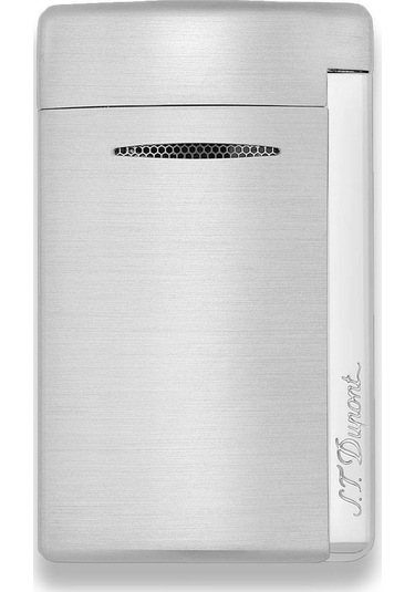 S.t. Dupont Minijet Puro Çakmak Fırçalı Krom 10887