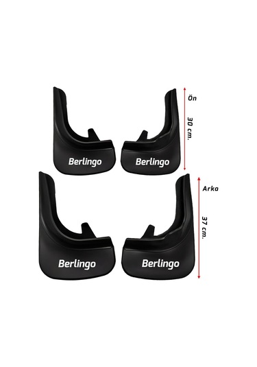 Citroen Berlingo Paçalık Tozluk Çamurluk Ön Arka 4'lü Set
