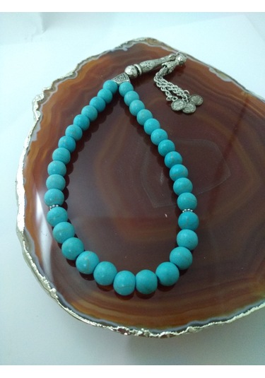 Turkuaz Firuze Taşı Tespih / Doğaltaş Tespih