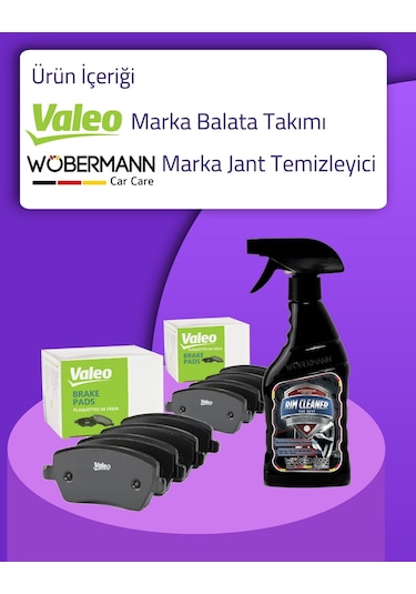 Renault Megane 2 2003-2010 Valeo Ön ve Arka Fren Balatası