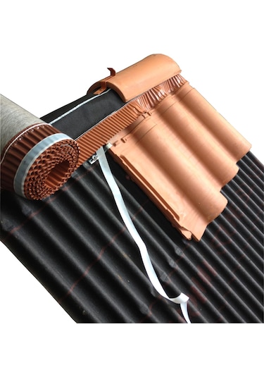 Kaprovent Plus Mahya Havalandırma Bandı Antrasit Gri 310mm X 5m