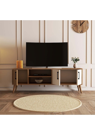 1584 EXXEN 150 CM AHŞAP AYAKLI TV ÜNİTESİ