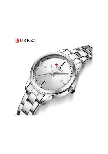 Yingfu Çelik Kordonlu Kadın Saat Curren 9094 - Kuvars Mekanizma Altın Altın