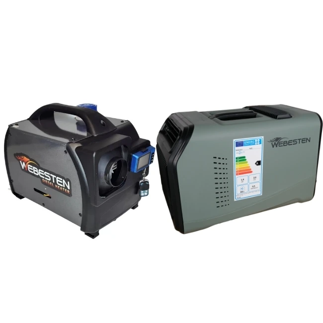 Webesten Taşınabilir Portatif Klima + Webetsen Çanta Tipi Dizel Isıtıcı İkili Set