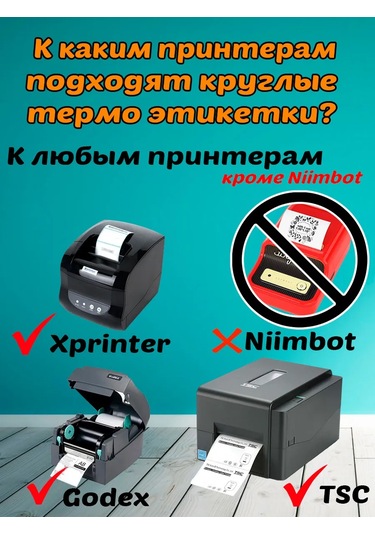 Stickerway Termo Etiket Yuvarlak 40 Mm 5 Rulo 452993700 4 Rulo