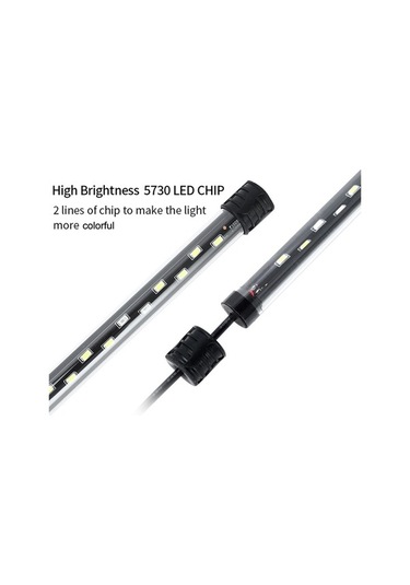 Novahub Su Geçirmez Led Akvaryum Aydınlatma - 4w-12w Enerji Tasarruflu Çok Renkli Işık, Yüksek Kaliteli Çok Renkli Çok Renkli