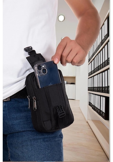 Newish Polo Taktik Bel Ve Kemer Çantası-np850 Siyah