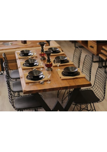 Ntconcept Ntconcept Masif Ağaç Çalışma Ve Yemek Masası