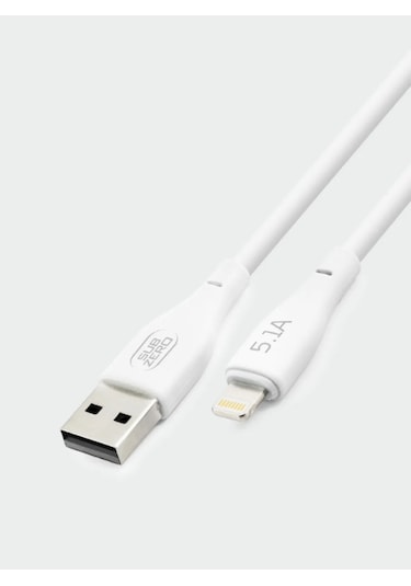 Subzero Cl140 Lightning 5.1a Hızlı Şarj & Data Kablosu 1 Metre Beyaz