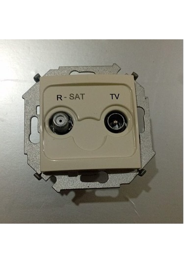 Simon 15 Renkli Radyo Tv Sat Prizi Çerçevesiz