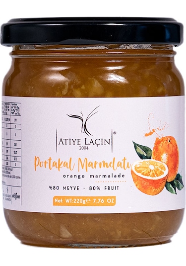 Atiye Laçin Portakal Marmelatı 220 G