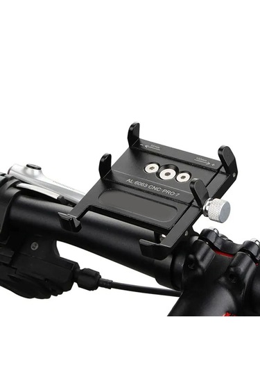 Bisiklet Motosiklet Scooter Gidon Metal Telefon Tutucu - P7 Fc982