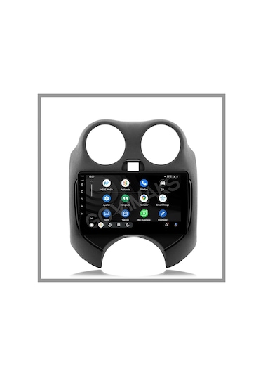 Govimaks Nissan Micra 2011-2013 Uyumlu 6 Gb Ram 128 Gb Hafıza Androıd Multımedıa Teyp 9"