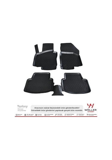Volkswagen Passat B6 Paspas 2005 2010 Arası 3d Havuzlu Paspas