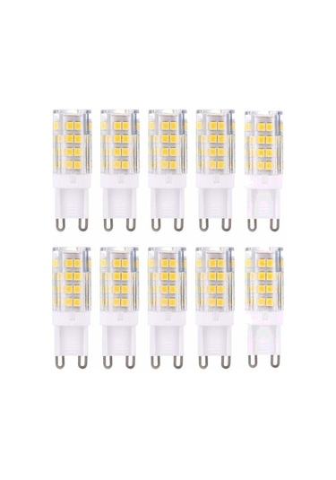 G9 Led Ampuller, Sıcak Beyaz 3000k 5w G9 Led Ampul, 40w Halojen Ampullere Eşdeğerdir 420 Lümen, Kısılamaz, 10'lu Paket Enerji Sınıfı A+
