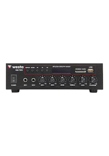 Westa Wm-750U 80 Watt Usb/Sd 100 Volt Hat Trafolu Amfi