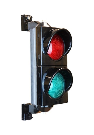 100 mm Ledli Yaya Figürlü Sinyal Verici, Trafik Lambası-2982 - 24 VDC