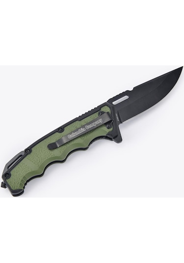 Columbia Kamp Bıçağı, Paslanmaz Çelik Bıçak, Av Bıçağı, Katlanır Çakı, Açık 22 Cm, Kapalı 13 Cm Siyah