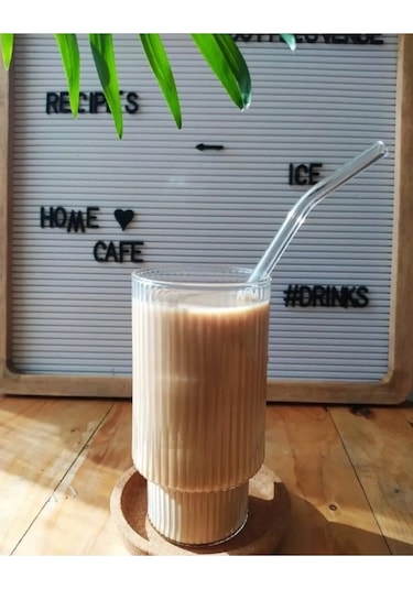 400 Ml Isıya Dayanıklı Borosilikat Origami Stil Bardak - Borosilikat Bardak 1 Adet