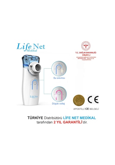 Life Net Mesh YS35 Taşınabilir Nebülizatör