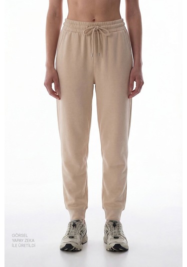 Penti Pastel Bej Modal Cuff Jogger Pantolon